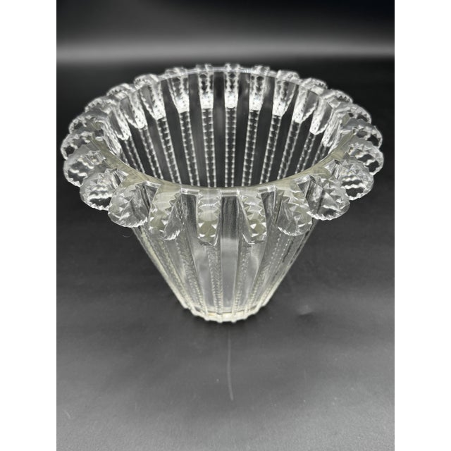Royat Vase by René Lalique for Lalique, 1937, in Flawless conditions. Designed 1920 to 1949 This piece has an attribution...