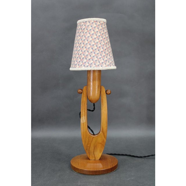 Mid-Century Adjustable Wooden Table Lamps, Former Czechoslovakia, 1970s, Set of 2 For Sale - Image 3 of 16