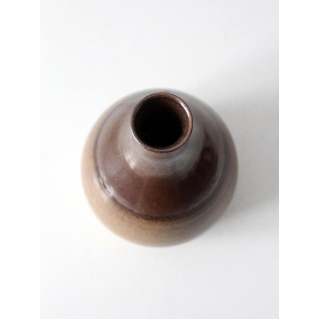Vintage Studio Pottery Decanter Vase For Sale - Image 4 of 10