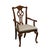 BROYHILL FURNITURE Solid Cherry Traditional Georgian Style Dining Arm Chair 7940-87/86 41" High 24" Wide 24.5" Deep Seat:...