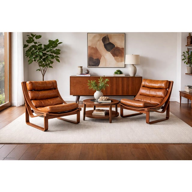 Imagine owning a piece of Australian design history that few will ever experience. These Fred Lowen Model T4 lounge chairs...