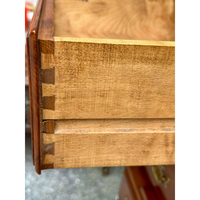 Late 20th Century Stickley Solid Cherry Nine-Drawer Tall Chest For Sale - Image 6 of 12