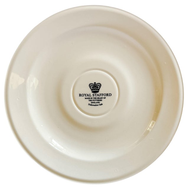 Royal Stafford English Brown Transferware Turkey Thanksgiving Salad Plates - Set of 12 For Sale In San Diego - Image 6 of 6