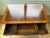 1990s Vintage Mahogany Writing Desk With Clean Lines For Sale - Image 5 of 10