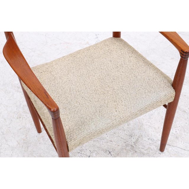Brown Vintage Teak Armchairs by Henry W. Klein for Bramin, Set of 2 For Sale - Image 8 of 16