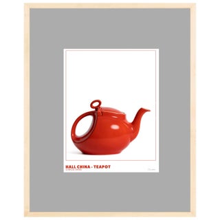 Hall China Teapot Print - Mid-Century Still Life Photograph (11x14 Framed Print) For Sale