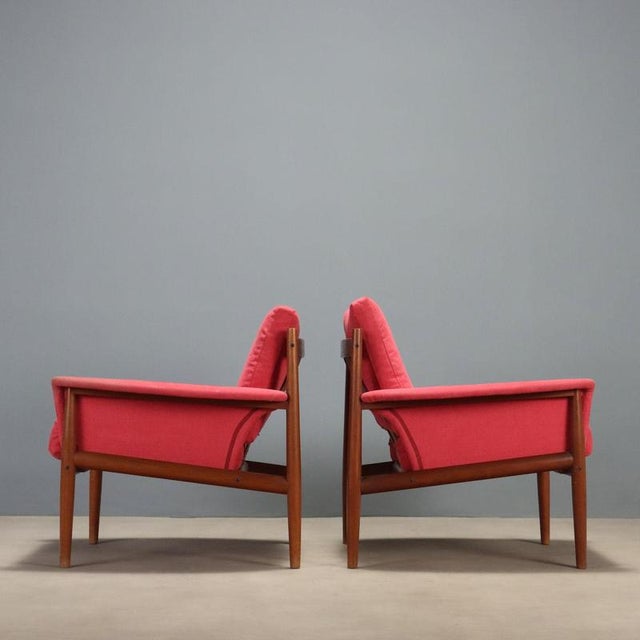 118 Armchairs attributed to Grete Jalk for France & Son, Set of 2 For Sale - Image 3 of 12
