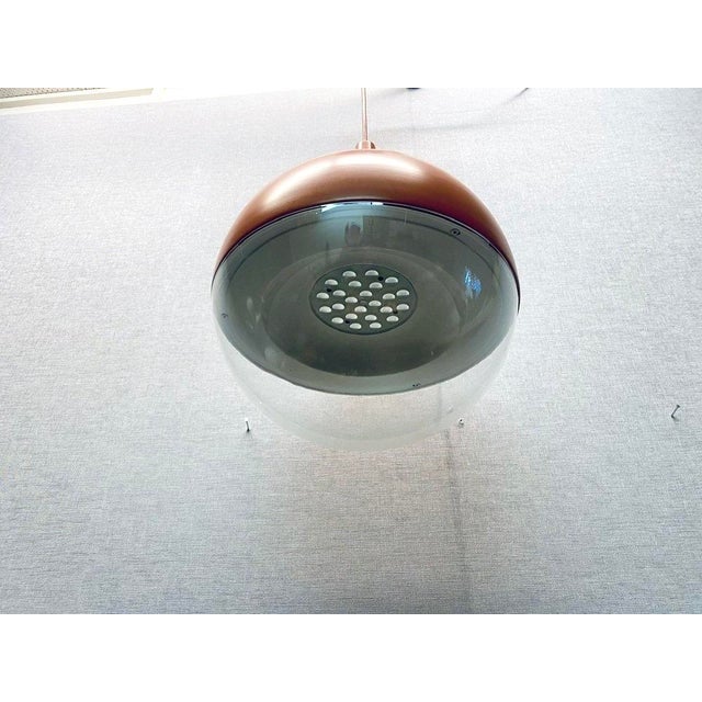 Vintage Space Age Orange Väster Pendant Light by Knut Hagberg for Ikea, Sweden For Sale - Image 12 of 15