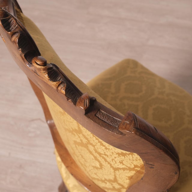 Antique Italian Louis XV Style Chairs, Early 1900s, Set of 2 For Sale - Image 15 of 18