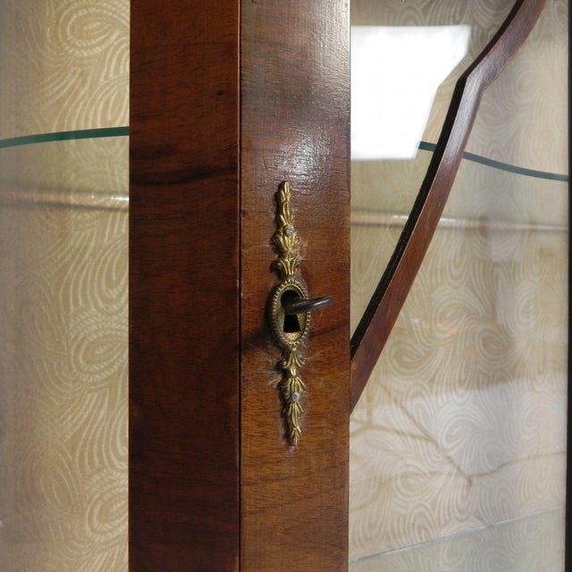 English Art Deco Display Cabinet on Ornate Legs, 1930s For Sale - Image 10 of 18