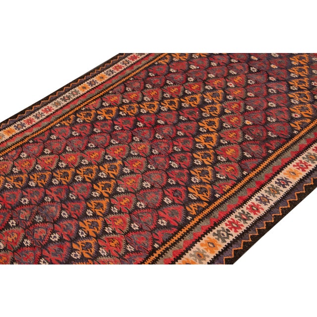Mid-20th Century Vintage Kilim Rug 4' 5" X 10' For Sale - Image 12 of 13