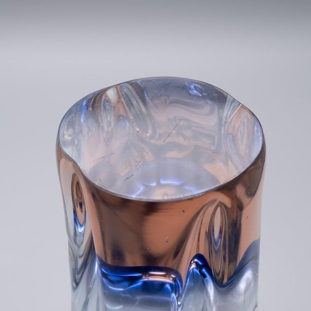 Sculptural Sommerso Art Glass Vases by Josef Hospodka, 1960s, Set of 2 For Sale - Image 9 of 10