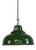 Industrial Pendant Light in Green Enamel by Maxlume, 1950s For Sale