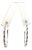1990s Pair of John Hardy Estate "Jai" Hoop Earrings 1.75" Silver For Sale