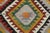 Mid 20th Century Mid 20th Century Turkish Diamond Kilim Rug-5’7’x9’1" For Sale - Image 5 of 13
