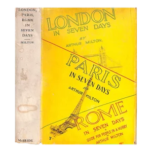 "London, Paris, Rome in Seven Days" 1931 Milton, Arthur