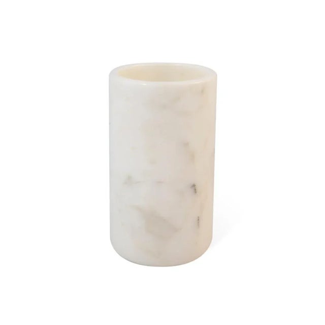 Gray Grey Bardiglio Marble Utensil Holder For Sale - Image 8 of 11