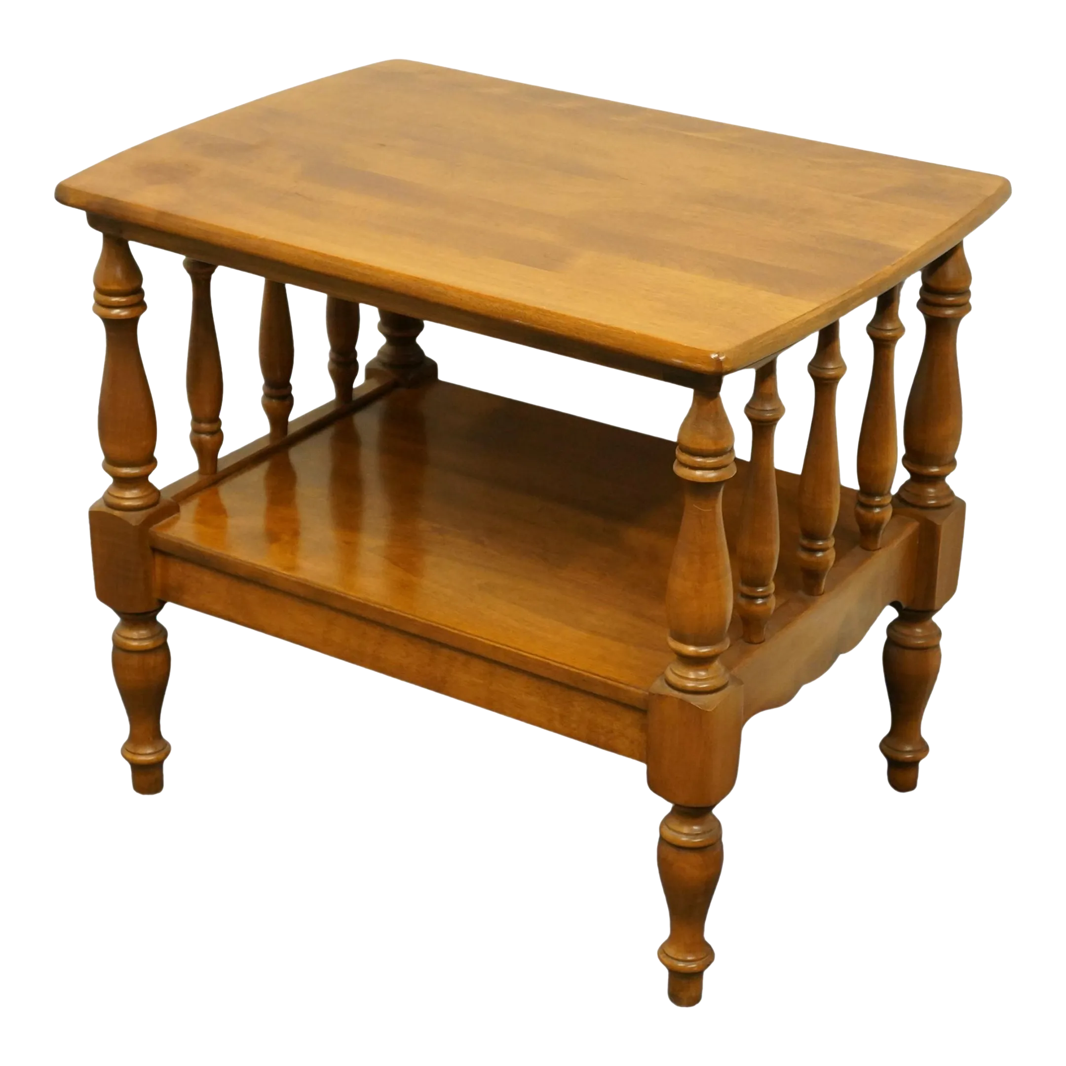 Ethan Allen Heirloom Nutmeg Maple Colonial Early American 27