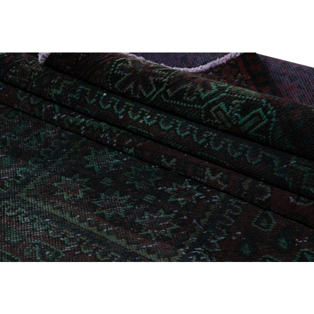 21st Century Modern Overdyed Wool Rug 7 X 10 For Sale In New York - Image 6 of 13