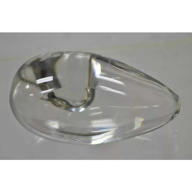 Glass Vintage Crystal Leaded Glass Modern Mallard Duck Figurine Sculpture For Sale - Image 7 of 8