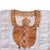 This elaborate shirt was made by the Hausa of Nigeria using a cotton cloth made of several strips and embellished with...