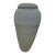 VTG Postmodern Corrugated Cardboard Vase Flute Chicago Seafoam Green 30 in W/Lid For Sale