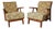 Set of Mid-Century Czechoslovakian Armchairs, 1940s For Sale