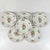 White Dessert Plates with Réverbère Pattern from KG Lunéville, 1980s, Set of 6 For Sale - Image 8 of 8