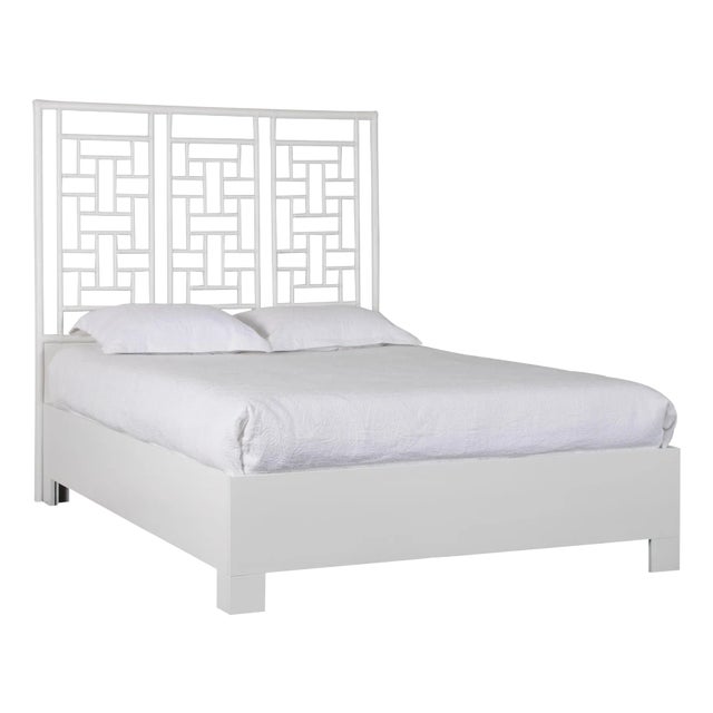 Ohana Platform Bed Queen, White For Sale
