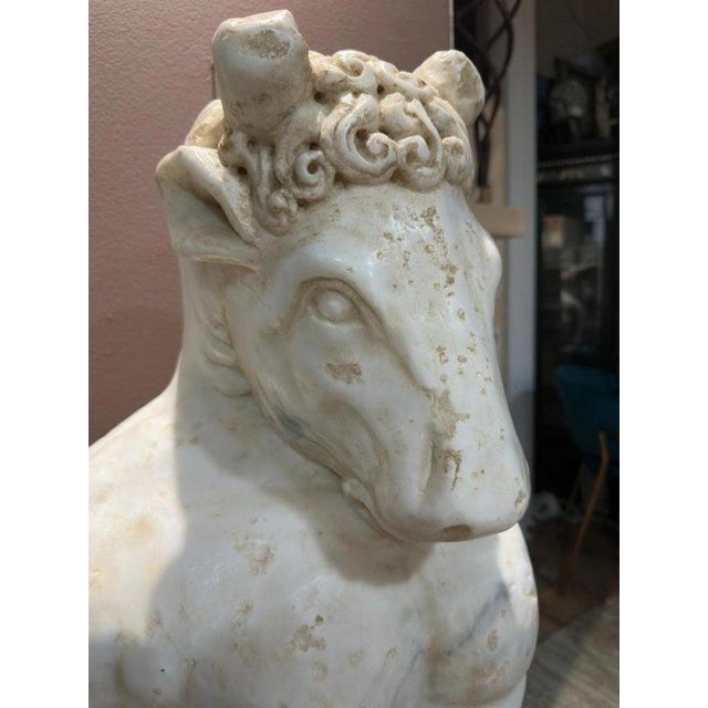 Baroque Unknown, Minotaur, 17th Century, Marble For Sale - Image 3 of 12