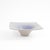 Mid-Century Modern Vintage Japanese Ikebana Vase Purple-to-White Gradient Ceramic Suiban For Sale - Image 3 of 13