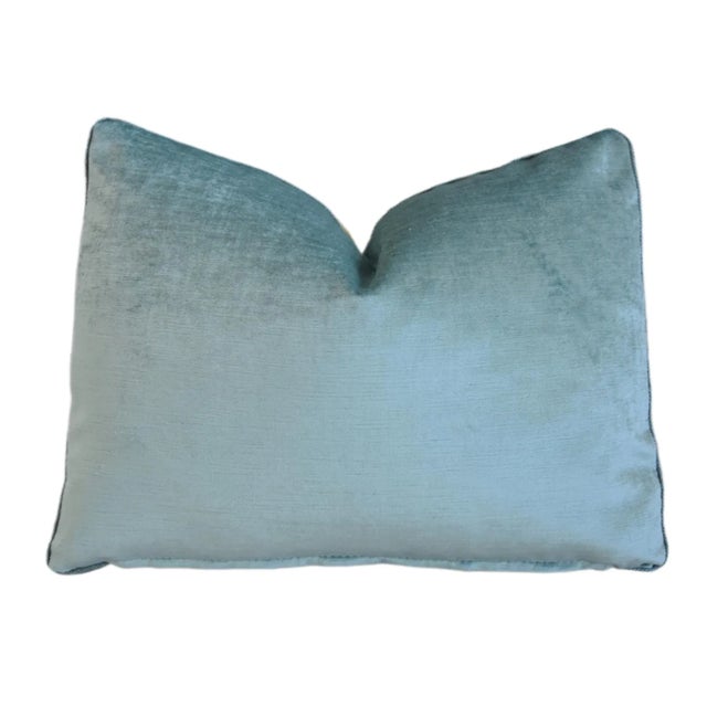 Fortuny Mariano Fortuny Campanelle Italian Botanical Floral Feather/Down Pillow For Sale - Image 4 of 5