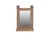Indian Antique Indian Carved and Painted Teakwood Window – Mirror For Sale - Image 3 of 4