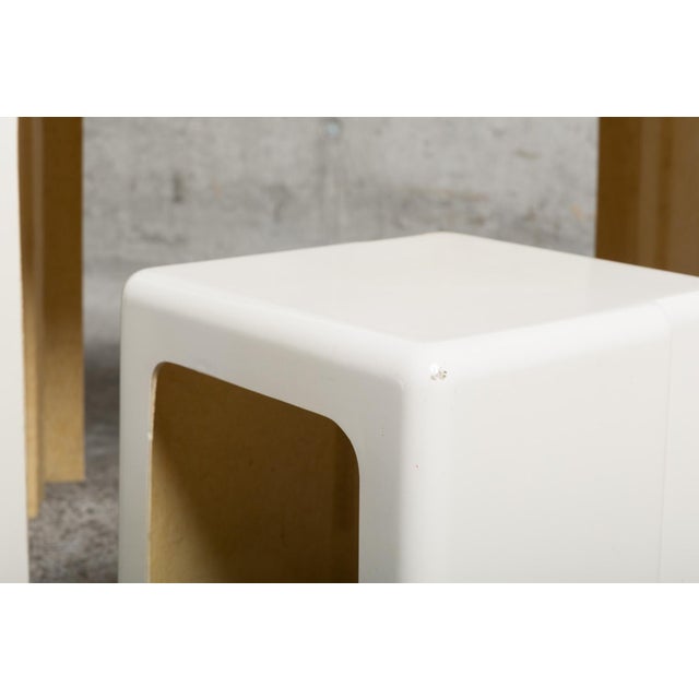 Vintage Italian Children's Desk with Stool, 1970s, Set of 2 For Sale - Image 12 of 16