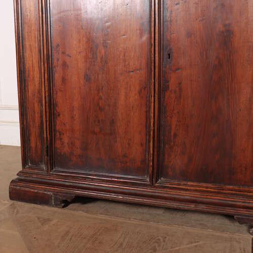Brown Italian Walnut Sideboard, 1890s For Sale - Image 8 of 14