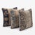 Mid-Century Modern Blue Tribal Rug Pillow Cover 20'' X 20'' - Set of Three For Sale - Image 3 of 4