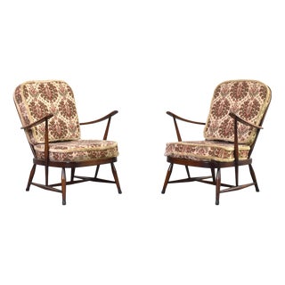 Vintage Armchairs by Lucian Ercolani for Ercol, 1960s, Set of 2 For Sale