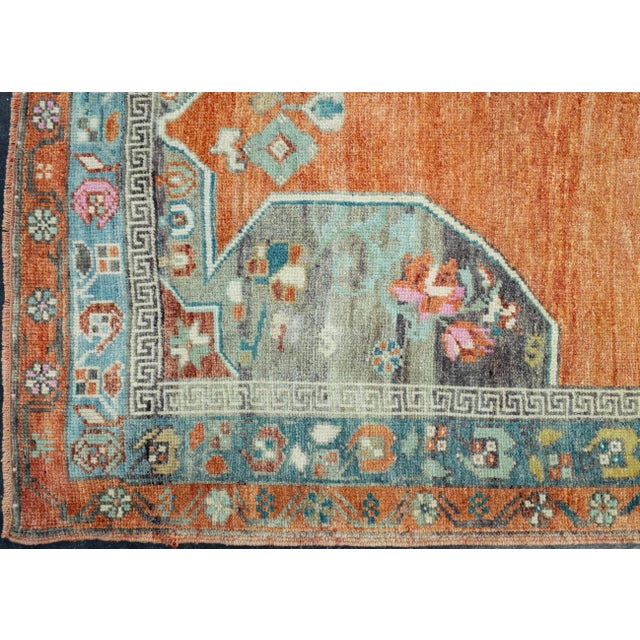 Turkish Vintage Rug 5'4" x 7'7" #17950 For Sale - Image 4 of 8