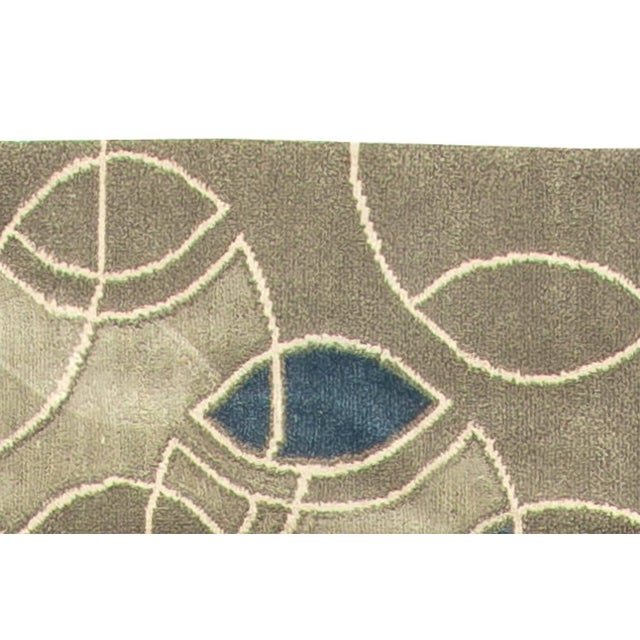 Contemporary Handwoven Wool Runner by Doris Leslie Blau For Sale - Image 4 of 5