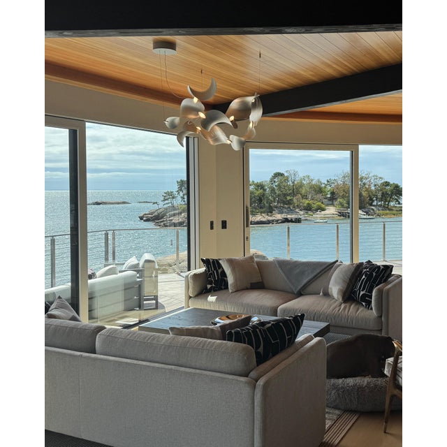 The wide, undulating curves of large sand dunes inspired us to create the modular Dune light fixture. Fascinated by the...