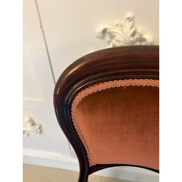 Mid 19th Century Antique Victorian Mahogany Dining Chairs with Tulip Legs, 1860, Set of 6 For Sale - Image 5 of 13