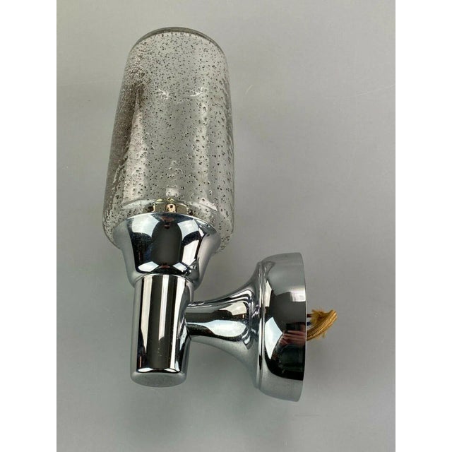 Silver Space Age Design Wall Lamp from Hillebrand Lighting For Sale - Image 8 of 10