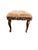 Wood Late 20th Century Tufted French Style Sears Bench For Sale - Image 7 of 18