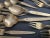 Vintage Nickel Bronze 54 Piece Flatware Set - For Sale - Image 11 of 12