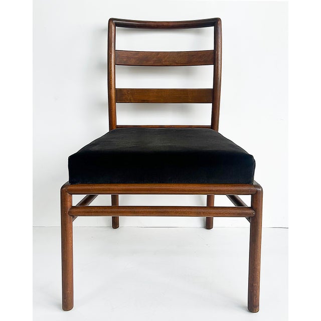 Mid-Century T.H. Robsjohn-Gibbings #4209 Ladder-Back Chairs for Widdicomb Offered for sale is a pair of Model #4209 chairs...