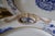 Antique Haviland Limoges Blue & White Gilt Dinnerware Service, 48 Pieces For Sale - Image 12 of 18