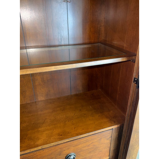 Liberty Furniture Solid Wood Lighted Display Cabinet For Sale In Milwaukee - Image 6 of 12