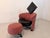 Red Girotonda Lounge Chair by Francesco Binfare for Cassina, 1980s For Sale - Image 8 of 11
