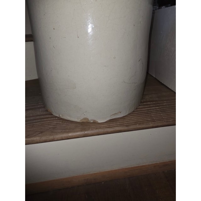 19th Century 8 Gallon Stoneware Crock by the Buckeye Pottery Company For Sale - Image 10 of 14