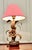 French Painted Toleware Conservatory Table Lamp, 1960 For Sale - Image 3 of 8